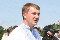 Evgeny Suslov, MP and Leader of Ukraine's Young Fatherland Faction, Tymoshenko